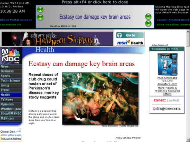 Portal Screens Headline News Screenshot